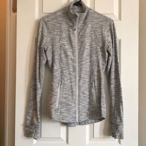 Lululemon grey stripe define jacket size 6